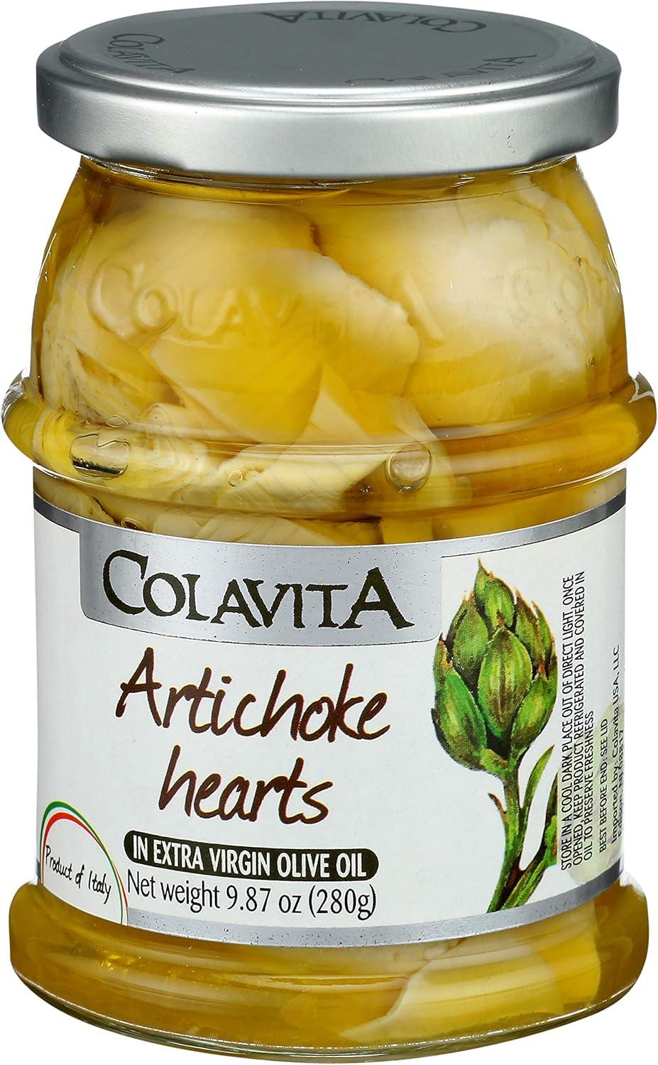 image:imageColavita Marinated Vegetables Artichoke Hearts in EVOO 987oz JarArtichoke Hearts