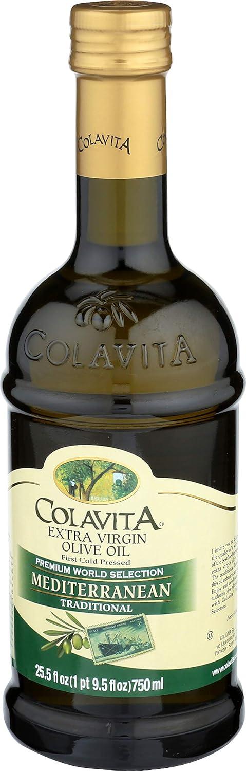 image:imageColavita Mediterranean Extra Virgin Olive Oil Pack of 1 Tin255 Fl Oz Pack of 2