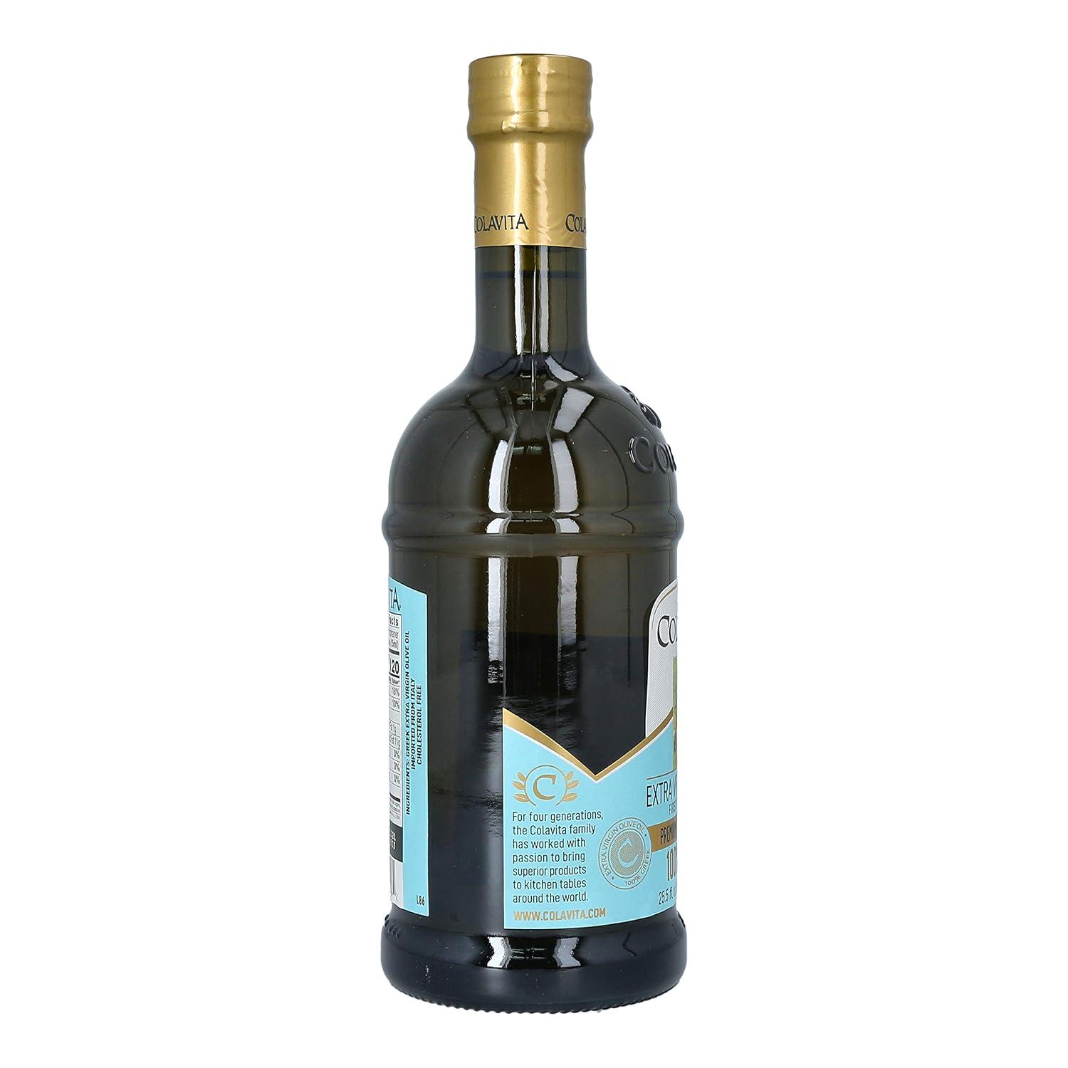 image:imageColavita Organic Greek Extra Virgin Olive Oil First Cold Pressed Current Harvest 201820193382 Fluid Ounce Bottle255 Ounce Pack of 2