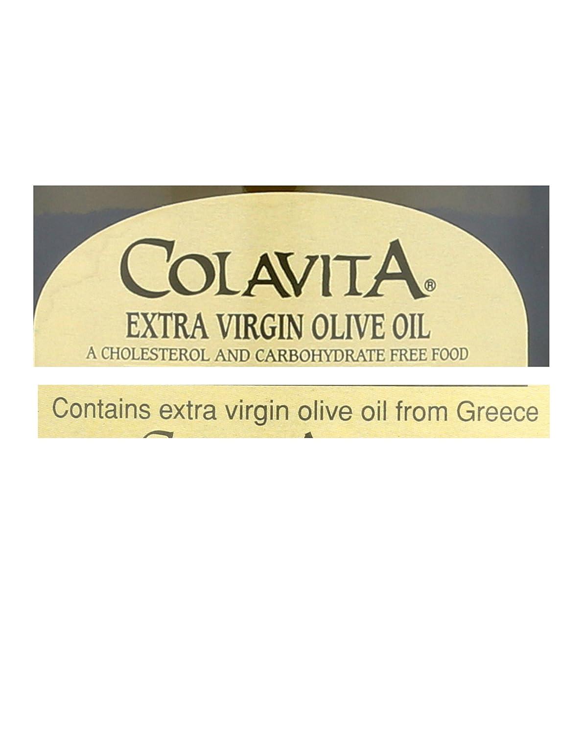 image:imageColavita Organic Greek Extra Virgin Olive Oil First Cold Pressed Current Harvest 201820193382 Fluid Ounce Bottle255 Ounce Pack of 2