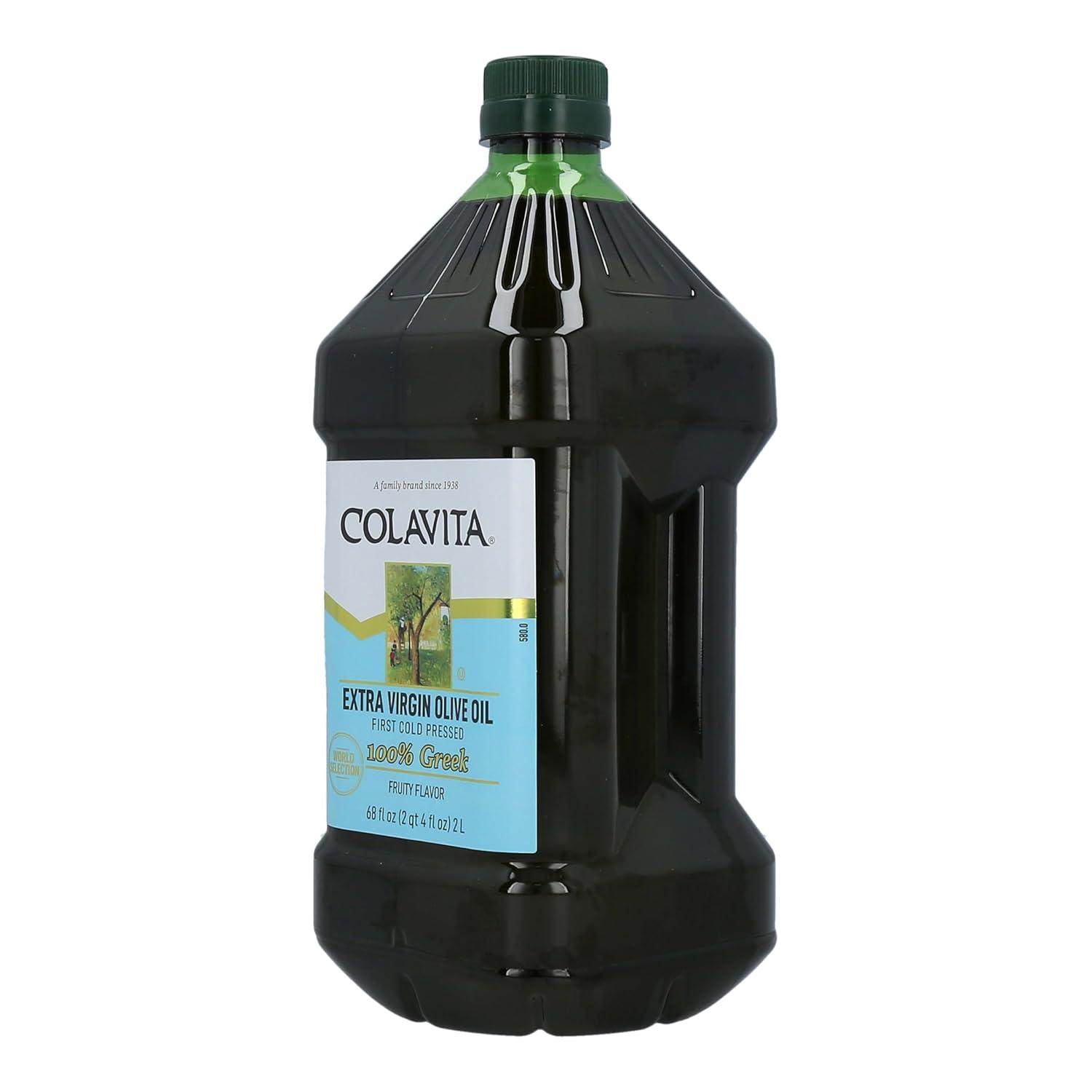 image:imageColavita Organic Greek Extra Virgin Olive Oil First Cold Pressed Current Harvest 201820193382 Fluid Ounce Bottle68 Fl Oz Pack of 1