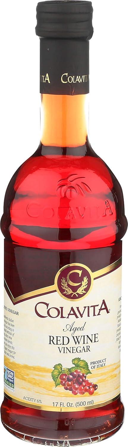 image:imageColavita Red Wine Vinegar Red Wine Vinegar Pack of 2 Glass BottleRed