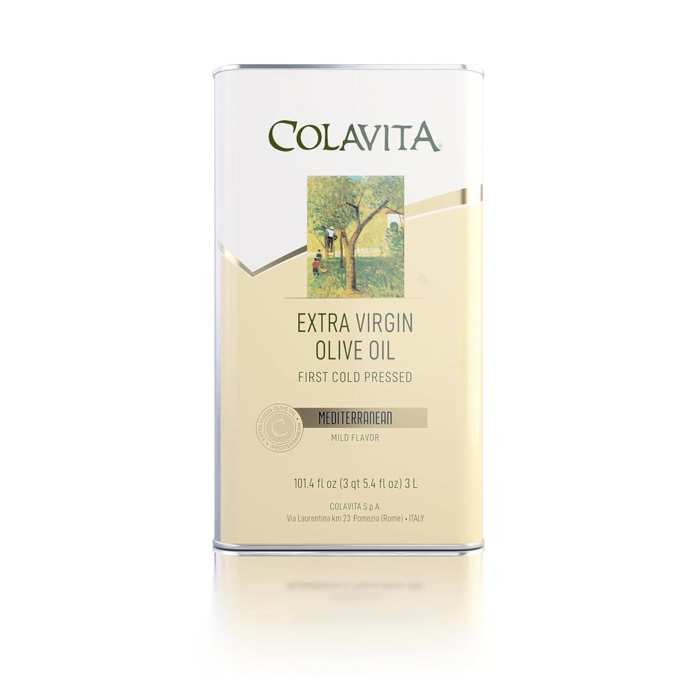 image:imageColavita Mediterranean Extra Virgin Olive Oil Pack of 1 Tin1014 Fl Oz Pack of 1