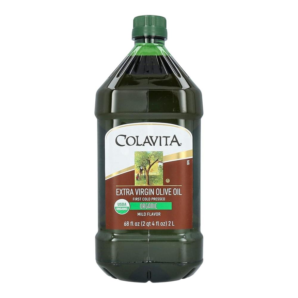 image:imageColavita Organic Extra Virgin Olive Oil Pack of 1 68 Fluid Ounce Plastic Bottle