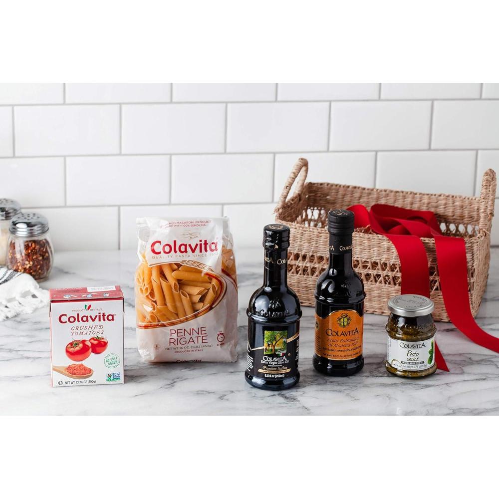 image:imageItalian Dinner Gift Basket Imported Premium Gourmet Pasta Olive Oil Sauce Balsamic Vinegar by Colavita