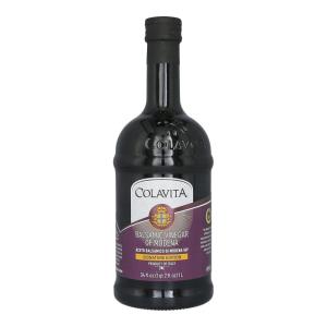 Colavita Balsamic Vinegar of Modena IGP – Signature Edition 2-Pack, 34 oz Bottles, Aged in Wooden Casks, Smooth & Velvety, Ideal for Hot Foods & Salads
