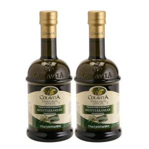 Colavita Mediterranean Extra Virgin Olive Oil Pack of 1 Tin(17 Fl Oz (Pack of 2))
