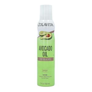 Colavita Spray Oils – Avocado Oil Spray, 5oz (148ml) Can | 100% Avocado Oil, High in Essential Fatty Acids and Vitamin E, Perfect for Cooking and Baking(Avocado Oil)