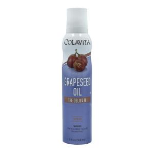Colavita Spray Oils – Avocado Oil Spray, 5oz (148ml) Can | 100% Avocado Oil, High in Essential Fatty Acids and Vitamin E, Perfect for Cooking and Baking(Grapeseed Oil)