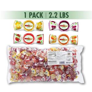 Fida Jumbo Bonelle Italian Jelly Candy Wrapped, 2lb(Assorted Flavors)