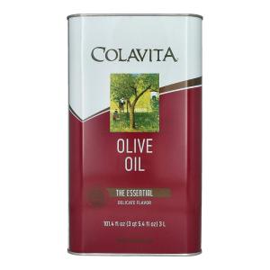 Light and Buttery Olive Oil in Tin, Ideal for Baking and Cooking, 101.4 Fl Oz by Colavita
