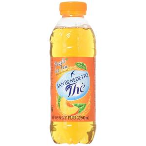 San Benedetto Iced Tea, Peach, 12 Count