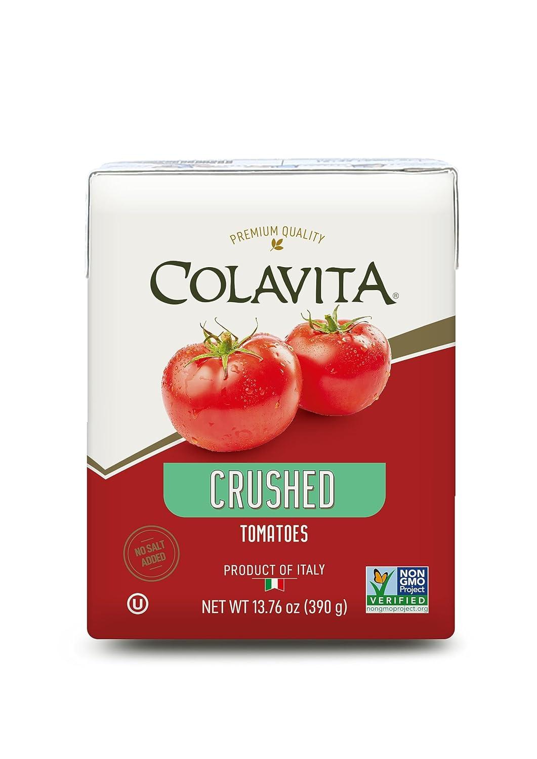 image:imageColavita Italian Crushed Tomatoes Recart Box 1376 OunceCrushed Tomato
