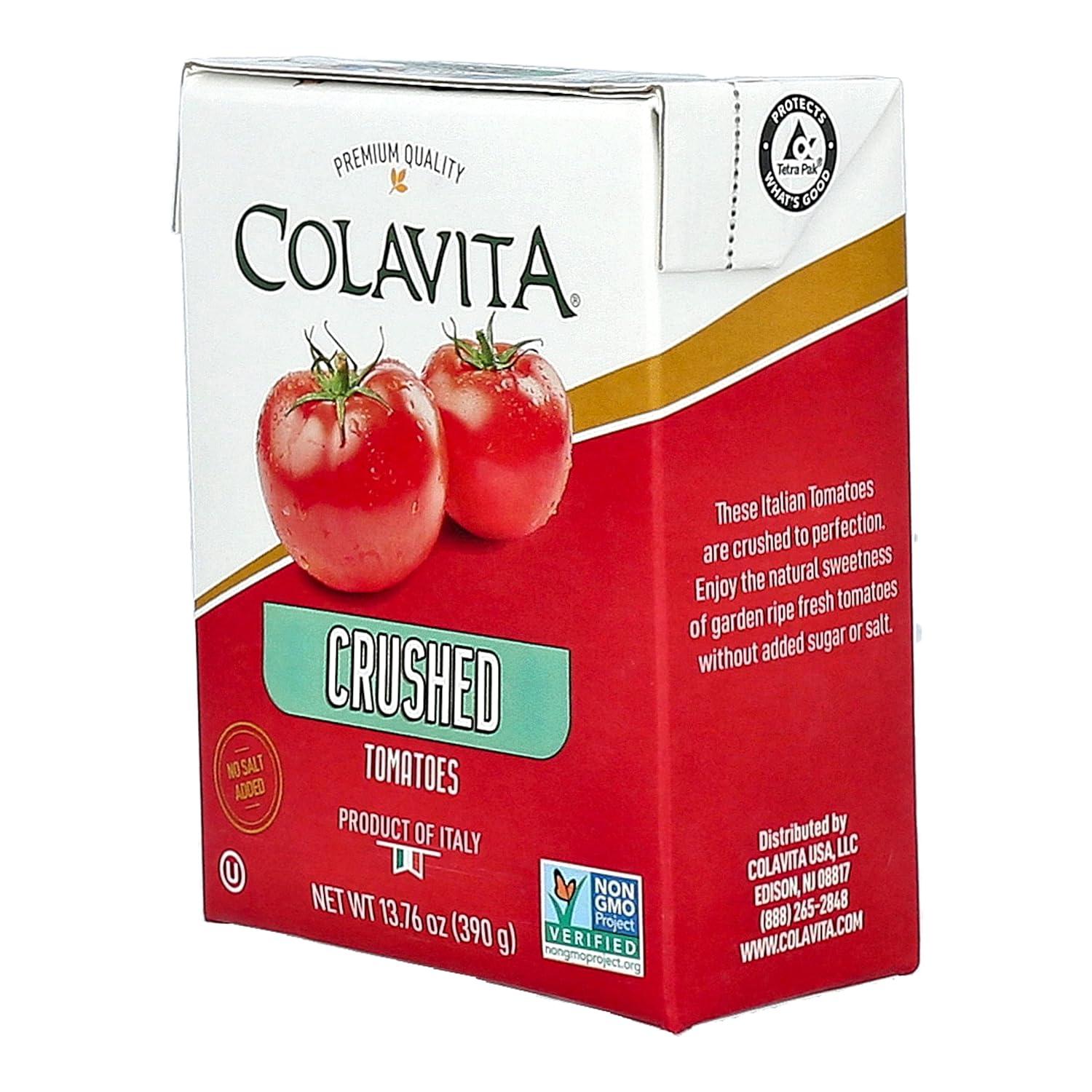 image:imageColavita Italian Crushed Tomatoes Recart Box 1376 OunceCrushed Tomato