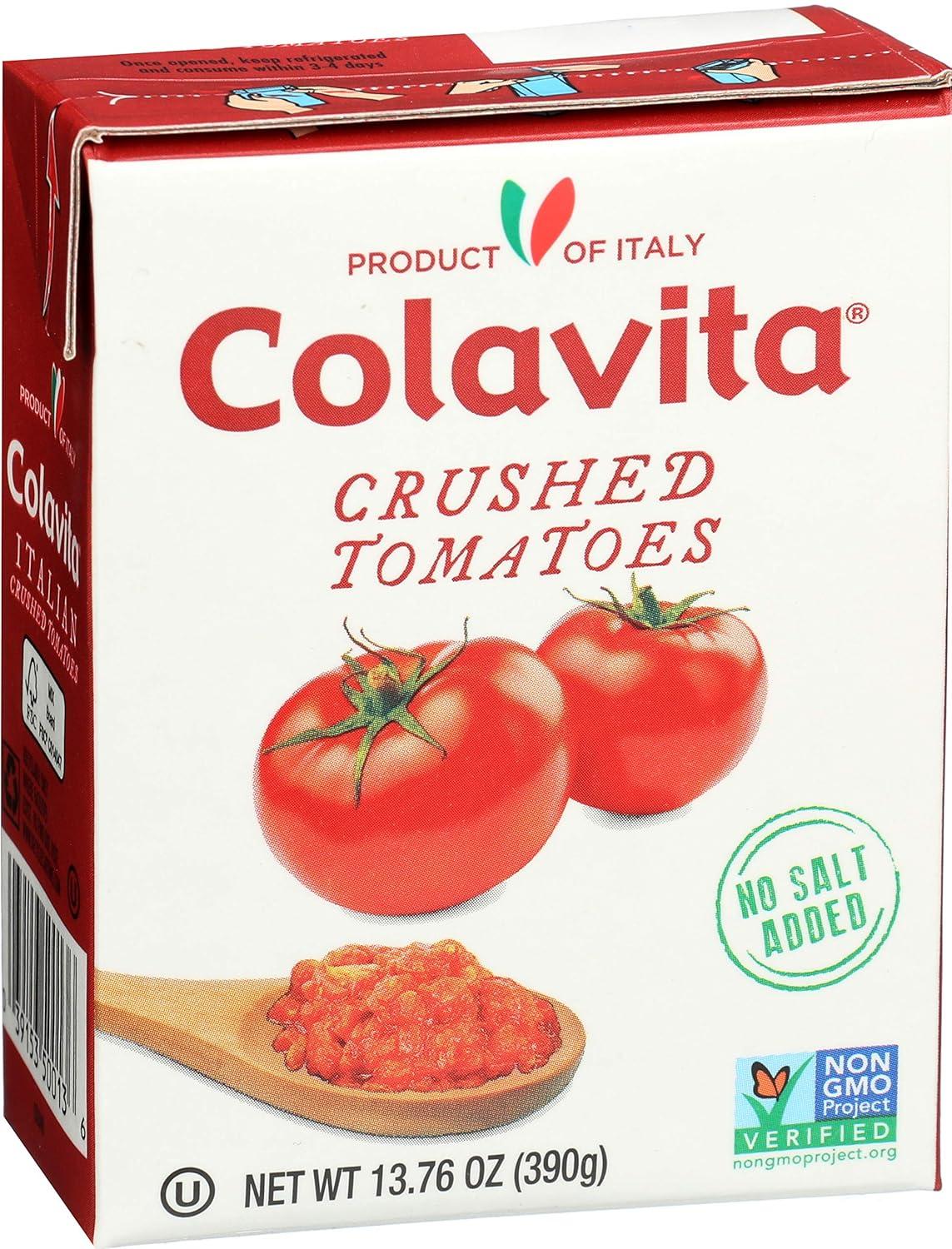 image:imageColavita Italian Crushed Tomatoes Recart Box 1376 OunceCrushed Tomato