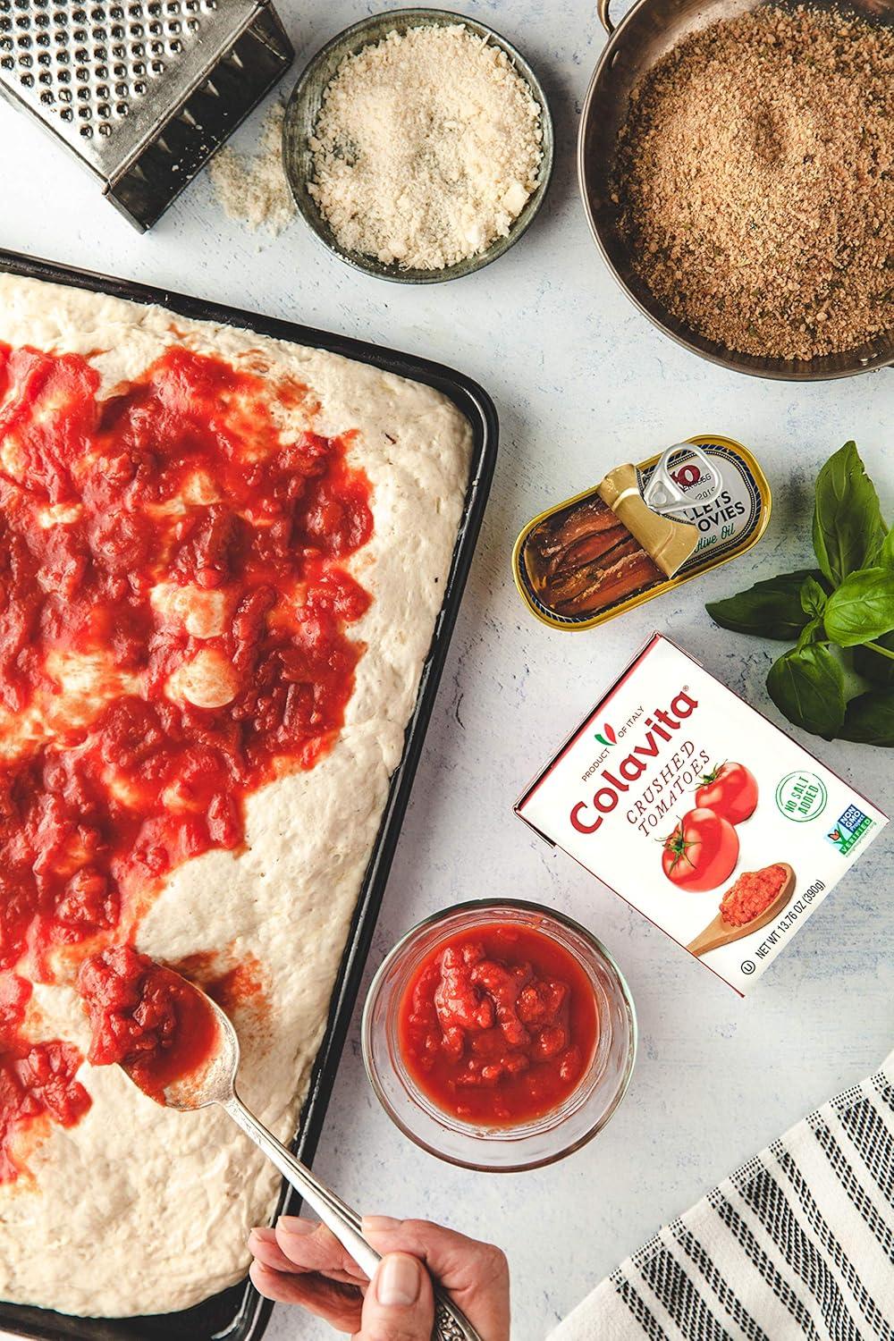 image:imageColavita Italian Crushed Tomatoes Recart Box 1376 OunceCrushed Tomato