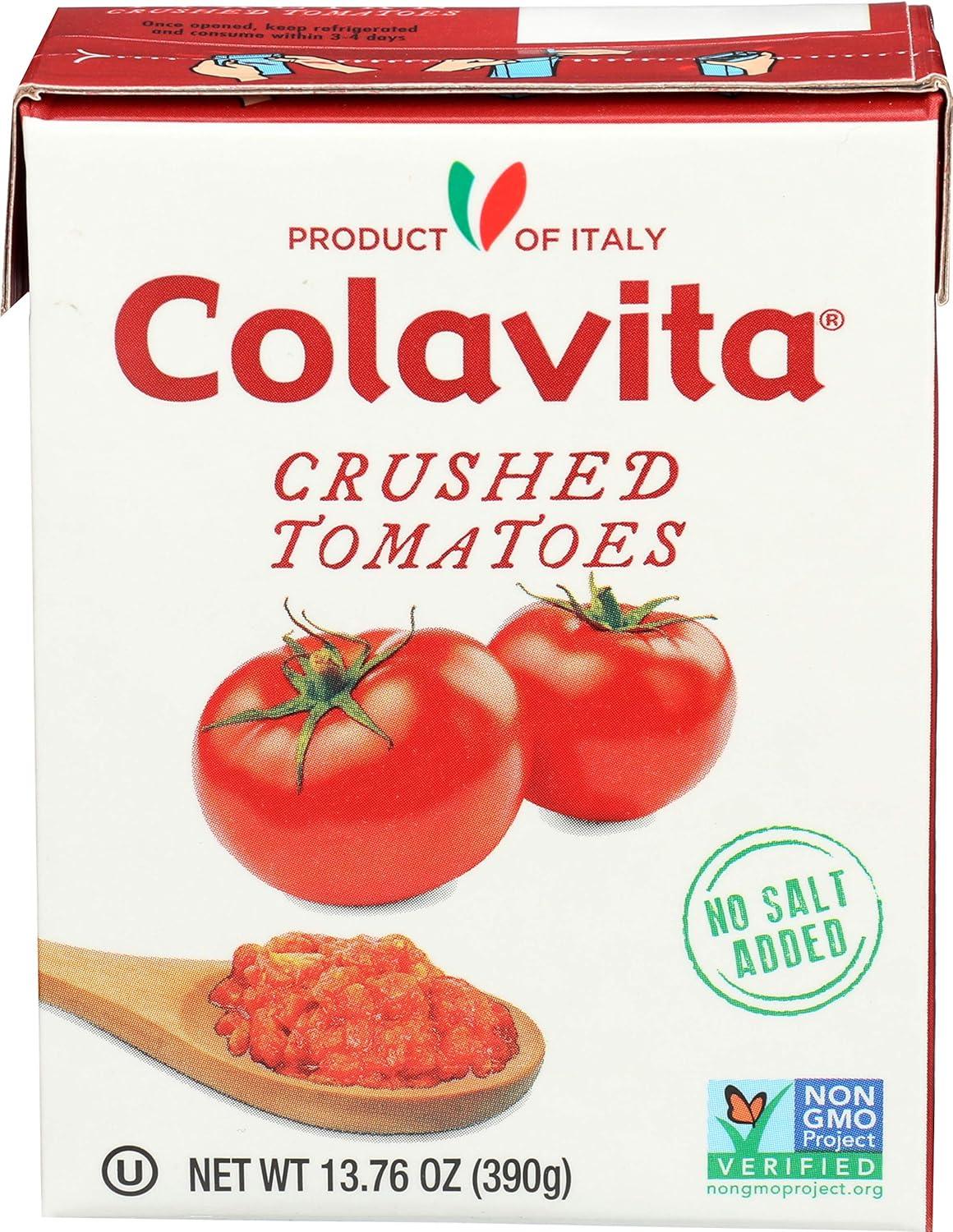 image:imageColavita Italian Crushed Tomatoes Recart Box 1376 OunceCrushed Tomato