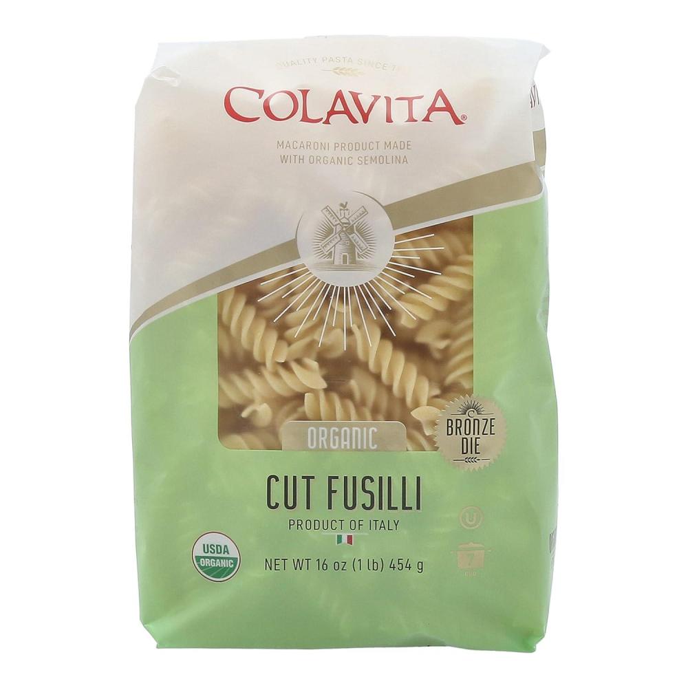 image:imageColavita Pasta Organic Penne Rigate 1 Pound Pack of 20Cut Fusilli