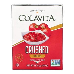 Colavita Italian Crushed Tomatoes, Recart Box, 13.76 Ounce(Crushed Tomato)