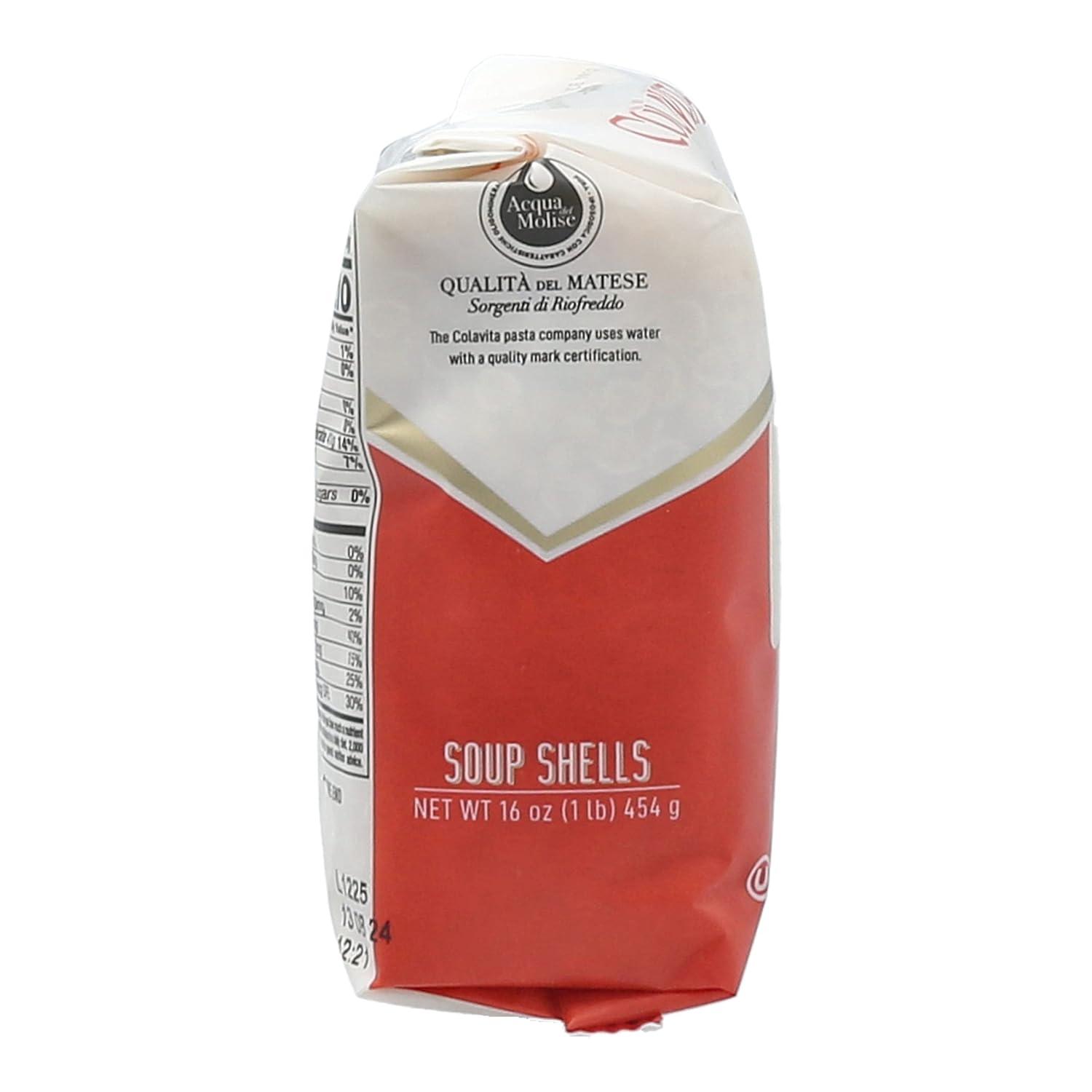 image:imageColavita Pasta Soup Shells 1 Pound Pack of 20