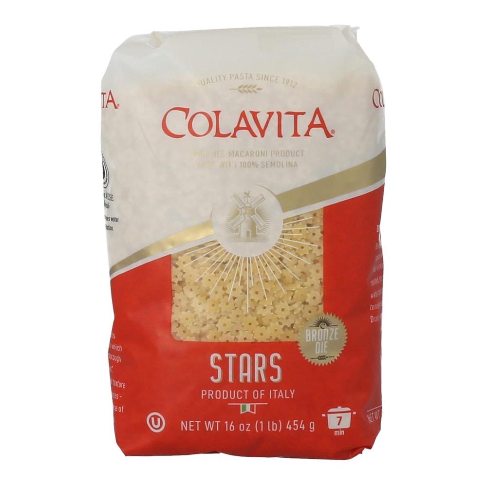 image:imageColavita Pasta Stars Stelle 1 Pound Pack of 20