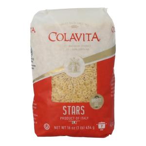 Colavita Pasta – Stars (Stelle), 1 Pound – Pack of 20
