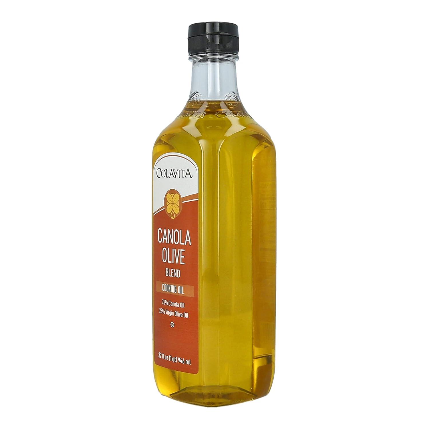 image:imageColavita Canola 7525 Virgin Blended Oil 32 Ounce Pack of 12Olive Canola