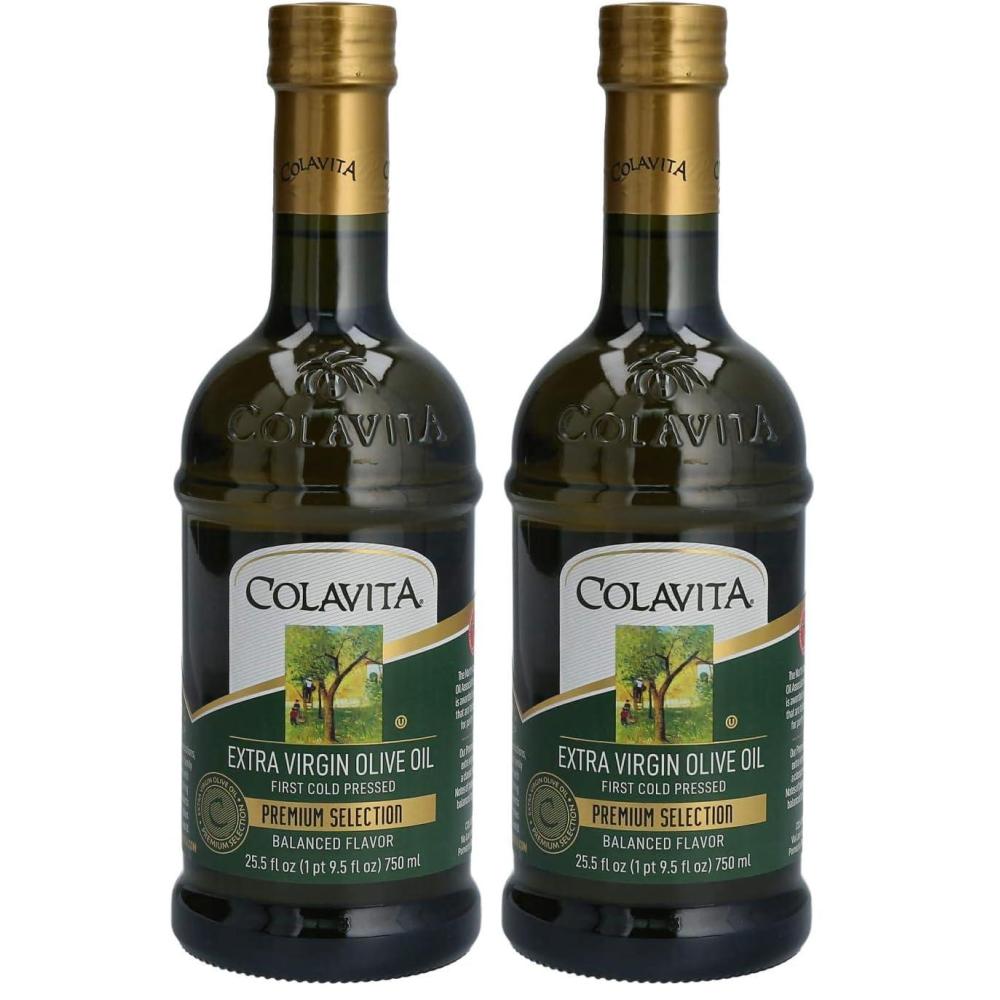 image:imageColavita Premium Selection Extra Virgin Olive Oil Glass Bottle 255 Fl Oz255 Ounce Glass Pack of 2