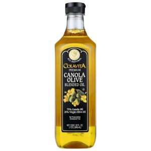 Colavita Canola 75/25 Virgin Blended Oil, 32 Ounce (Pack of 12)(Olive Canola)