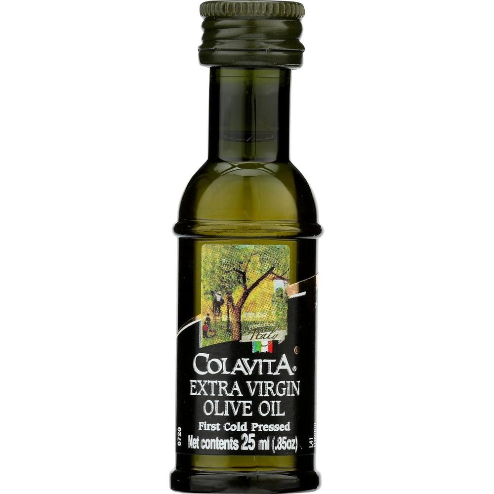 image:imageColavita Premium Italian Extra Virgin Olive Oil Mini Bottles 085 fl oz Pack of 240085 Fl Oz Pack of 240