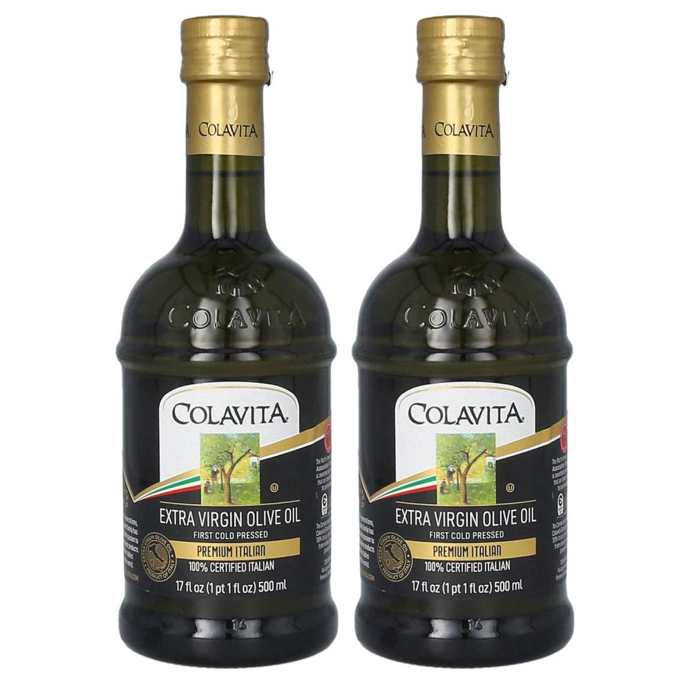 image:imageColavita Premium Italian Extra Virgin Olive Oil Mini Bottles 085 fl oz Pack of 24017 Fl Oz Pack of 2