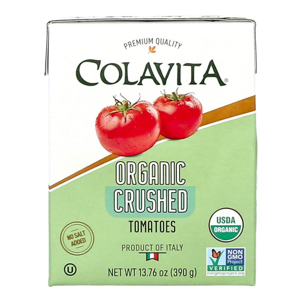 image:imageColavita Organic Crushed Tomatoes Pack of 16 1376 Ounce