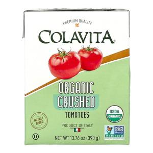 Colavita Organic Crushed Tomatoes Pack of 16 (13.76 Ounce)